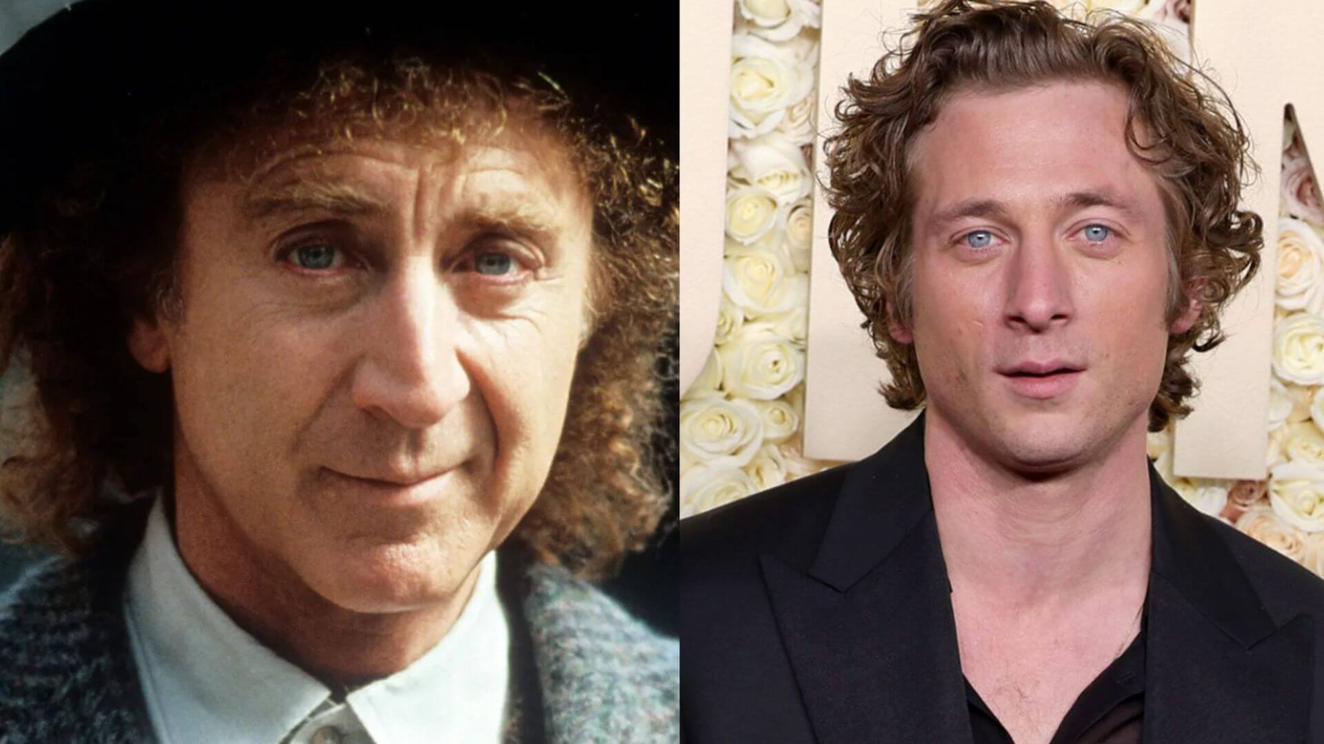 Jeremy Allen White and Gene Wilder resemblance