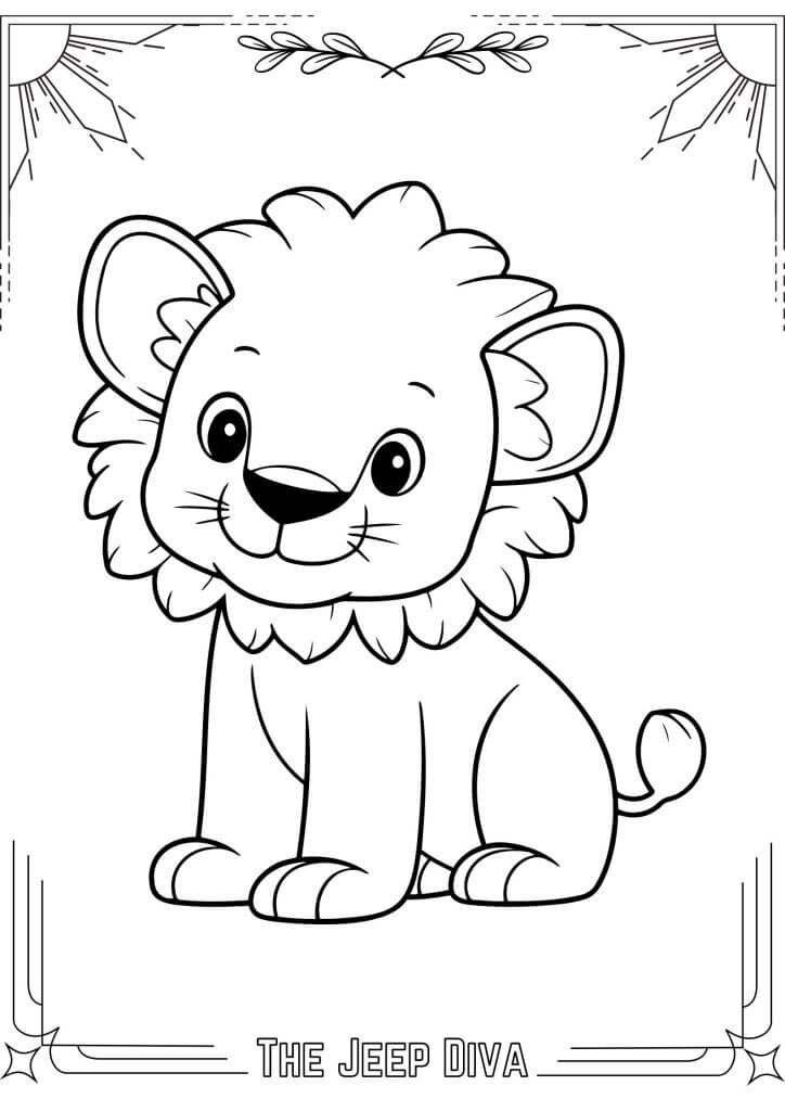 72 Lion Coloring Pages Collection (Free PDF Printables)