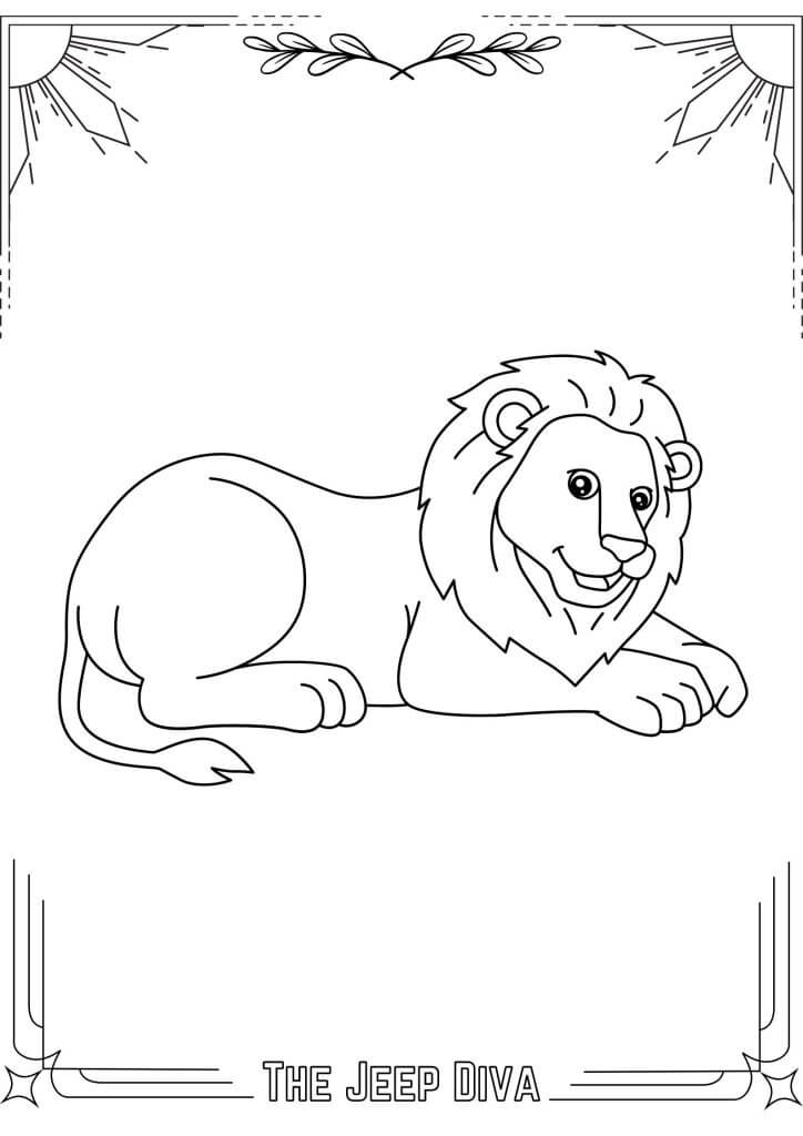 72 Lion Coloring Pages Collection (Free PDF Printables)