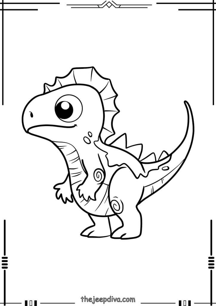 72 Dinosaur Coloring Pages Collection (Free PDF Printables)