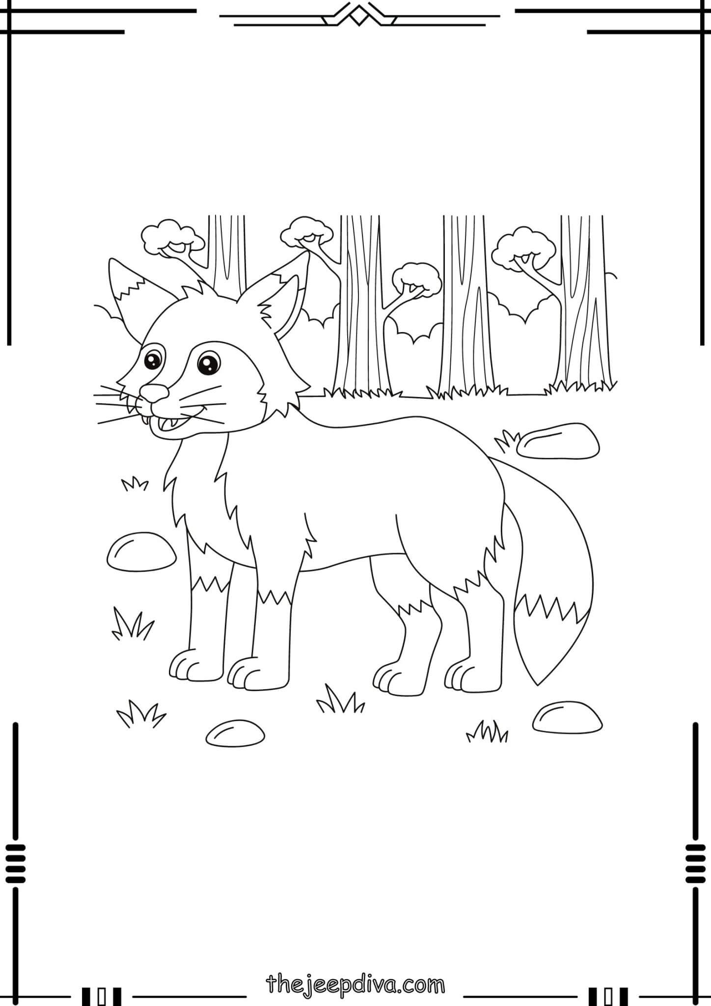 72 Fox Coloring Pages Collection (Free PDF Printables)