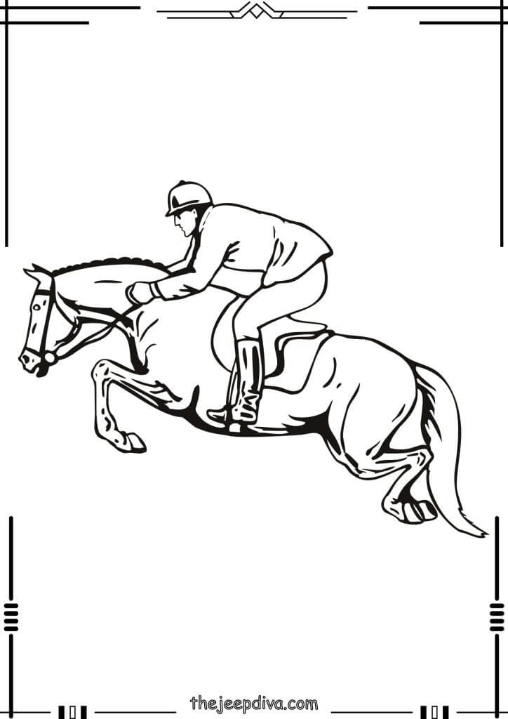 72 Horse Coloring Pages Collection (Free PDF Printables)