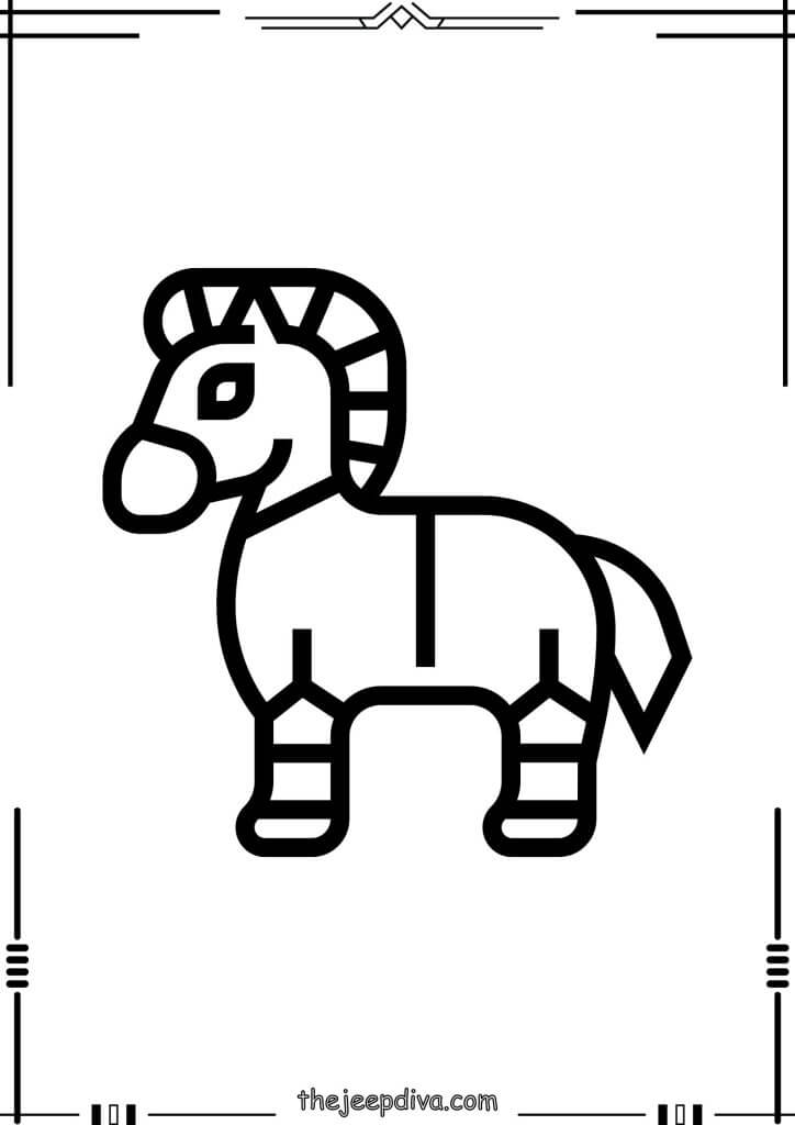 72 Horse Coloring Pages Collection (Free PDF Printables)