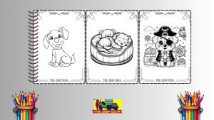 The Jeep Diva Dog Colouring Pages -Feature Image