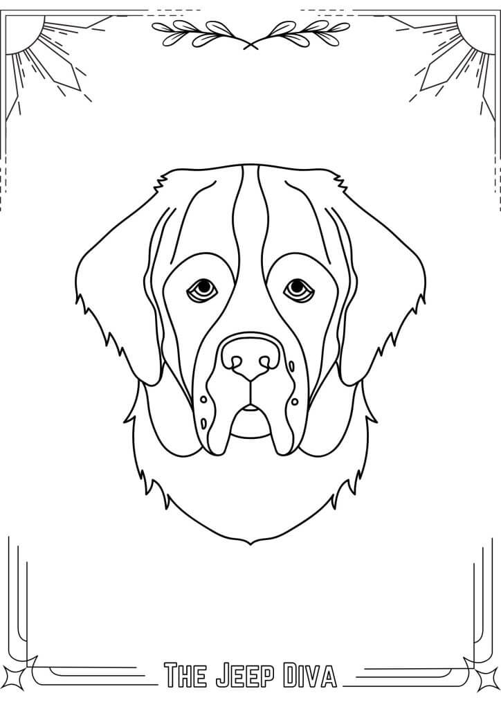 72 Dog Coloring Pages Collection (Free PDF Printables)