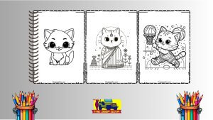 Cat Colouring Pages