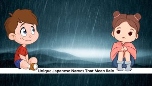 Unique Japanese Names That Mean Rain